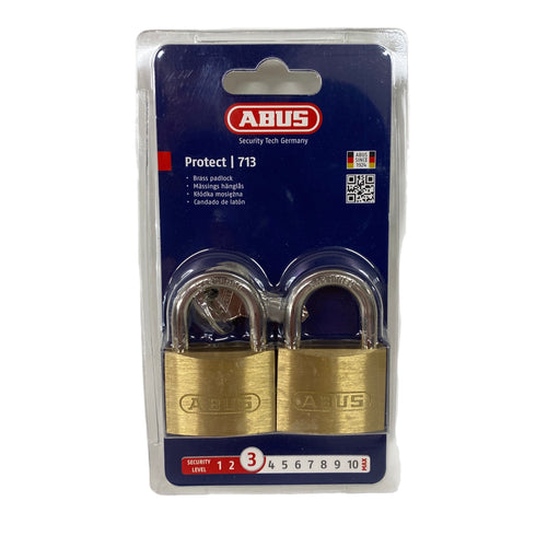 40MM BRASS TWINS KA 713 SERIES BRASS PADLOCK ~